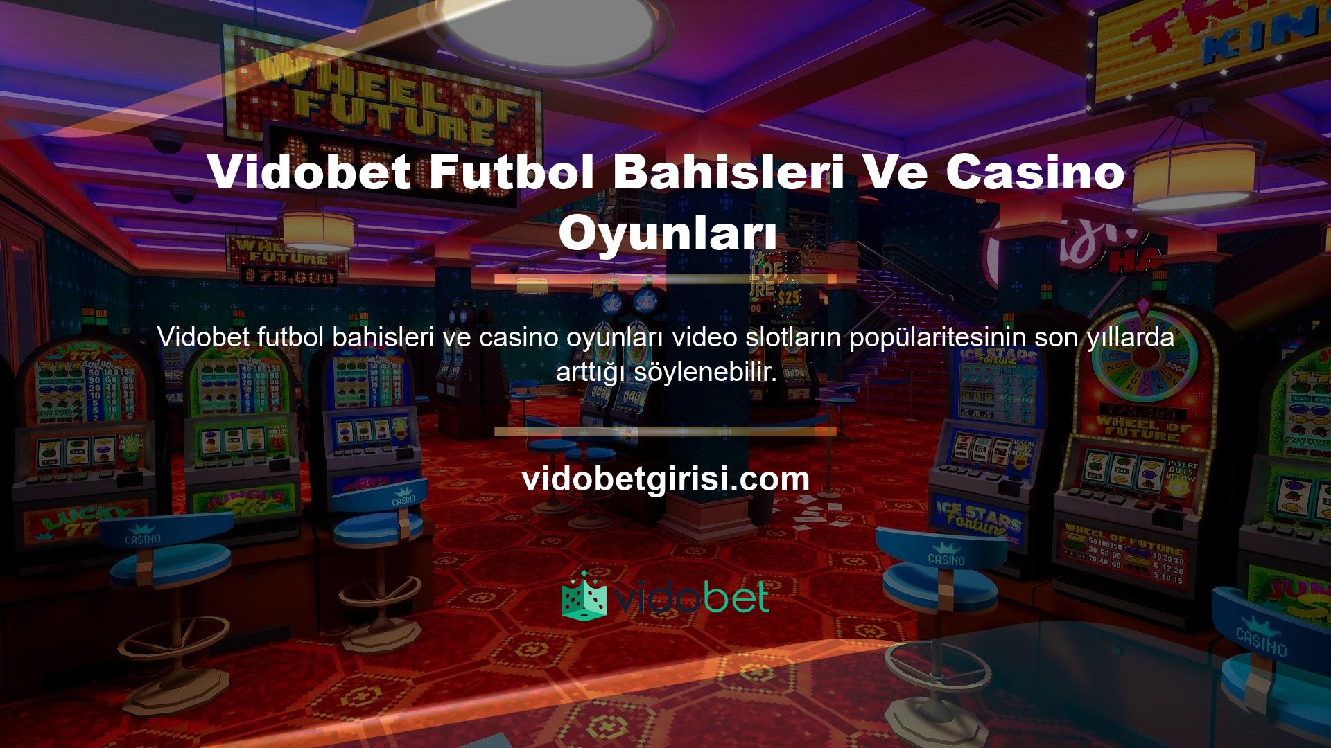 Web sitemizin Vidobet Casino kategorisinde bu oyunlar ile deneyim kazanarak nasıl oynandığını kolayca öğrenebilirsiniz