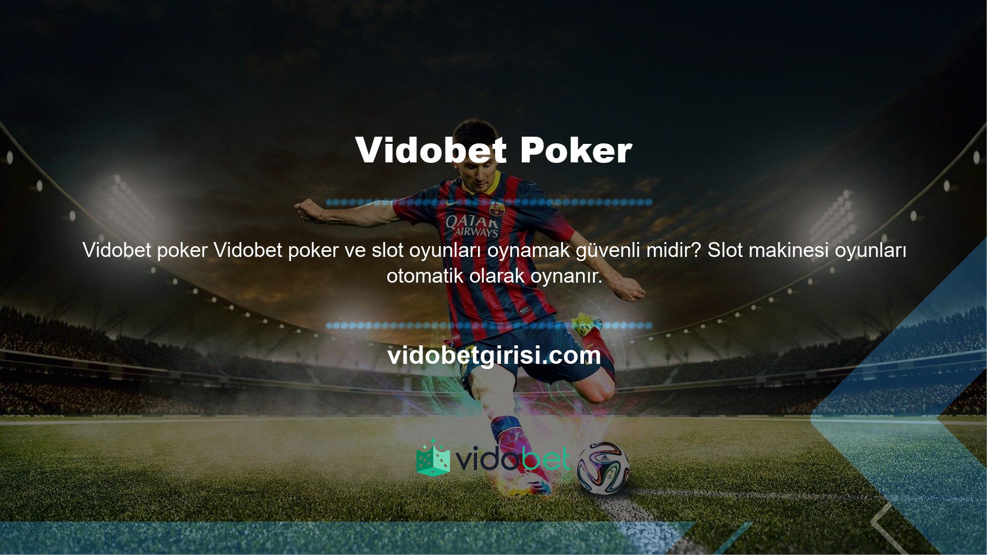 Bu nedenle Vidobet canlı casino oyunlarının kurallarını bilmeyenlere slot makinelerini öneriyoruz