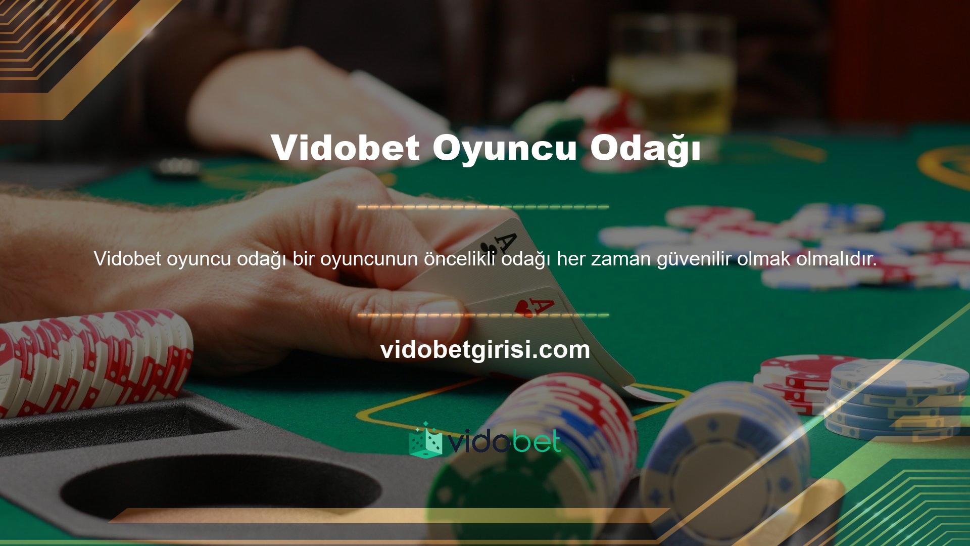 Vidobet web sitesi, bahis faaliyetlerine katılmaktan hoşlanan kişilere büyük değer vermektedir